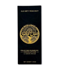 Buy West Coast Gold Caps Old Dirty Penis Envy Chocolate Bar 3.5g | Premium Mushroom Chocolate
