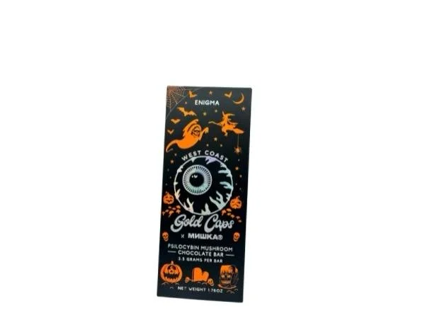 Buy West Coast Gold Caps Enigma Chocolate Bar 3.5g