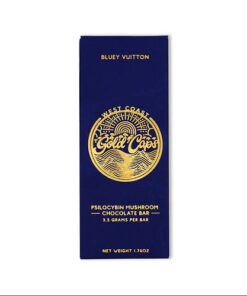 Buy West Coast Gold Caps Bluey Vuitton Chocolate Bar 3.5g | Premium Mushroom Chocolate