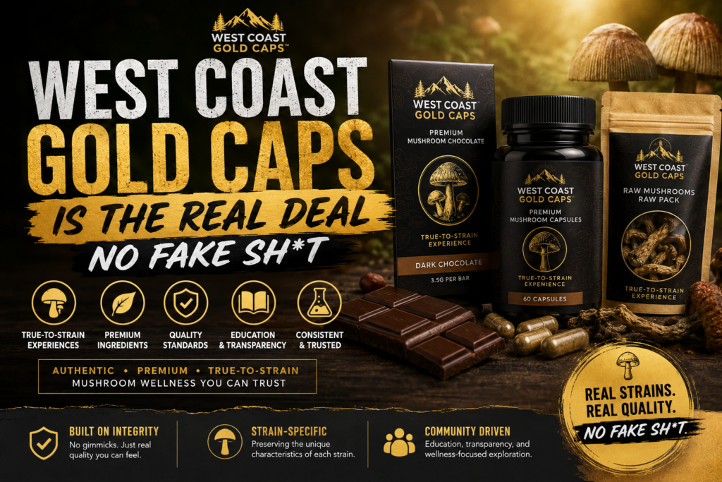 West Coast Gold Caps Is the Real Deal No Fake Shit