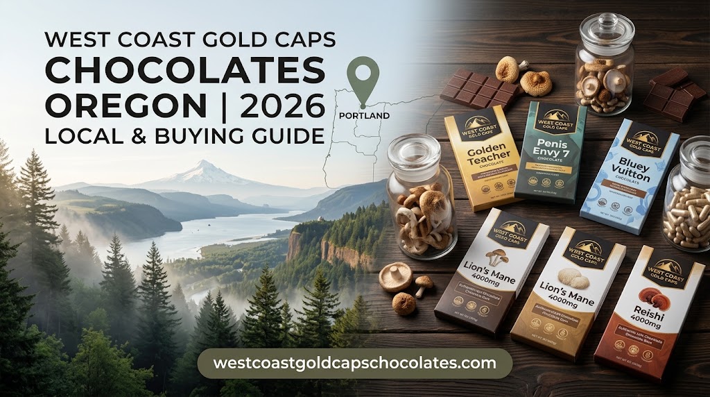 West Coast Gold Caps Chocolates in Oregon